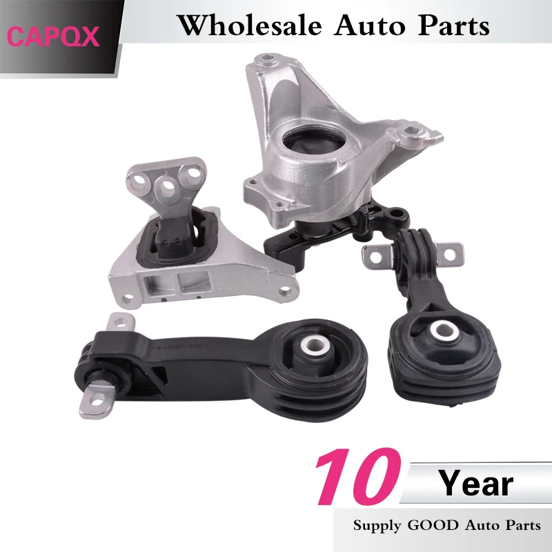 

CAPQX 4PCS Rubber Engine Mount Transmission mount For HONDA Stream RN6 Rear Lower Auto 50880-SNA 50890SNA 50820-SMA 50850-SMA