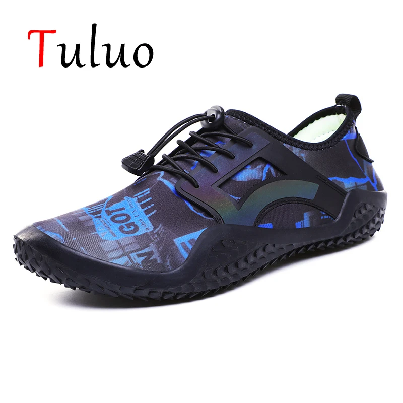 TULUO الصيف الرجال المياه السباحة شاطئ البحر الصنادل مختلط المنبع تصفح أكوا الأحذية في الهواء الطلق زلة على بيرفوت رياضية الذكور TULUO الصيف الرجال المياه السباحة شاطئ البحر الصنادل مختلط المنبع تصفح أكوا الأحذية في الهواء الطلق زلة على بيرفوت رياضية الذكور
