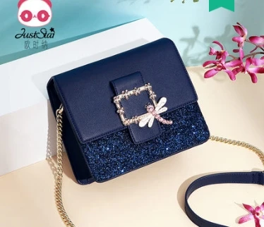 

Princess sweet lolita bag Summer and spring fashion casual shoulder bag Korean diamond chain little square bag women 171923