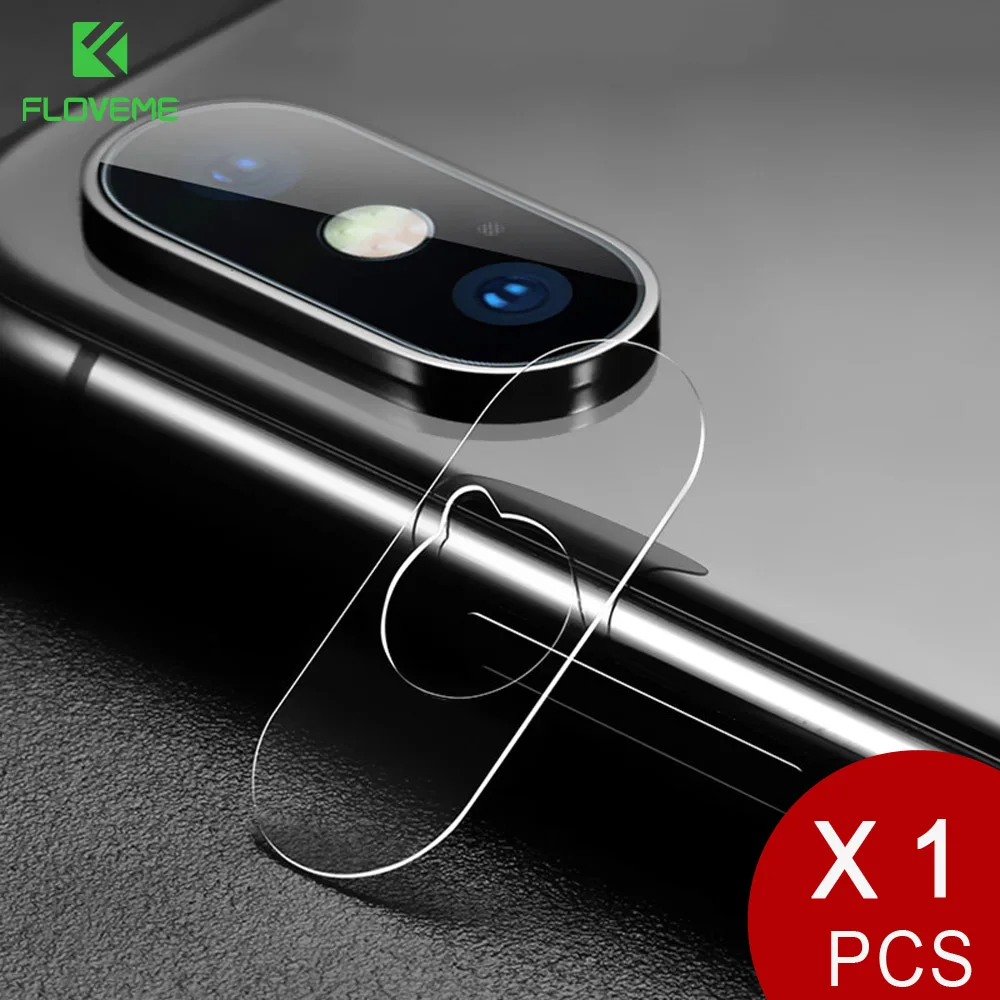 FLOVEME для iPhone Xs X Xs Max Защитная пленка для камеры из закаленного стекла для задней линзы для Apple iPhone X 10 XS XR аксессуары для телефонов - Цвет: 1 Pack