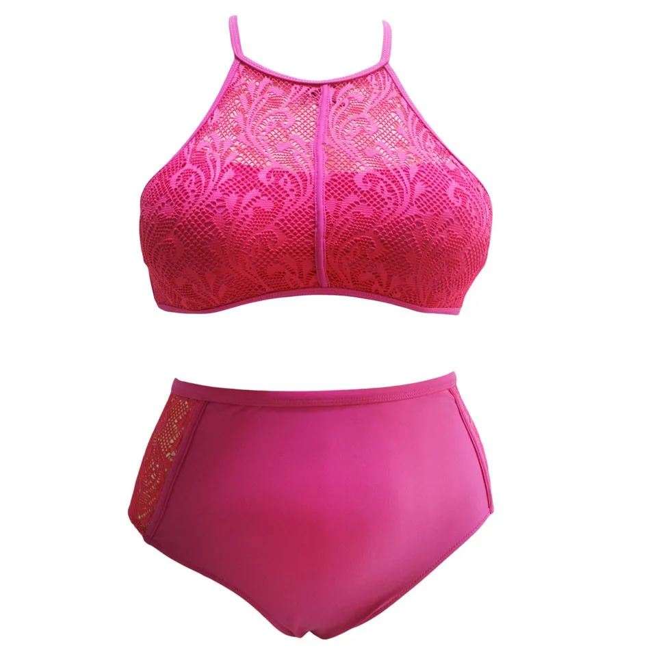 Rosy-Patterned-Mesh-Insert-Plus-Size-Swimwear-LC41991-6-2
