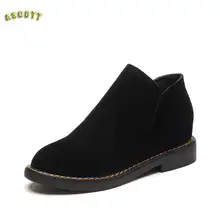 2017 Fall On New Suede Casual Flat Shoes Fashion People With The Same Paragraph Designed for