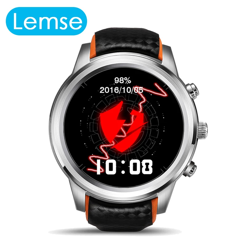 2016 New Hot LEM5 Android 5 1 OS font b Smart b font font b watch