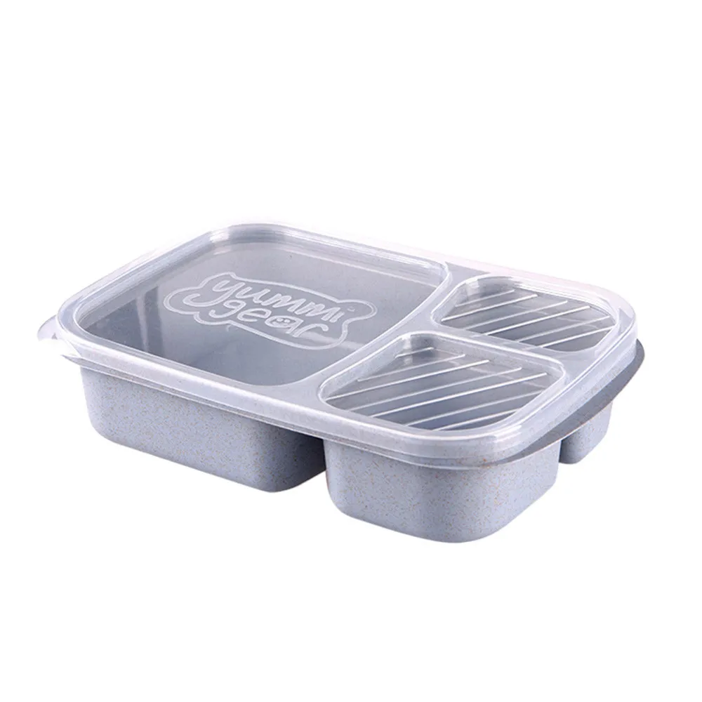

Microwave Bento Lunch Box Picnic Food Fruit Container Storage Box For Kids Adult Fruit Storage For Picnic School Office Workers