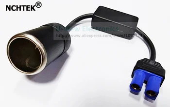 

NCHTEK EC5 Female to Cigarette Lighter Female Connector Cable with Undervoltage Protection Board 25CM/Free Shipping/5PCS