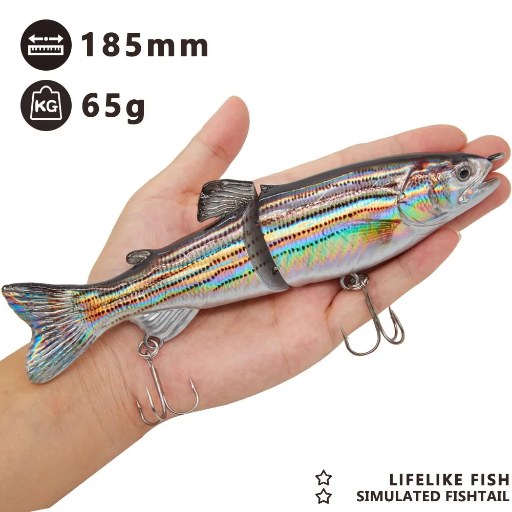Hunthouse الصلب الطعم 1 قطعة 2 صوتها القسم Swimbait الصيد السحر طُعم صلب مع VMC السنانير Crankbait الطعم الاصطناعي Hunthouse الصلب الطعم 1 قطعة 2 صوتها القسم Swimbait الصيد السحر طُعم صلب مع VMC السنانير Crankbait الطعم الاصطناعي