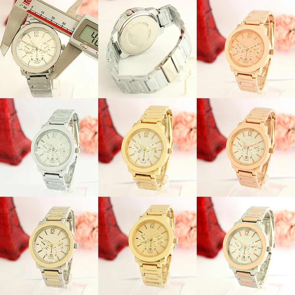 

CHAMSS Stainless Steel Men Women Couples Quartz Watches Fashion Luxury Jewelry Gift Exquisite Retro Generous Wedding