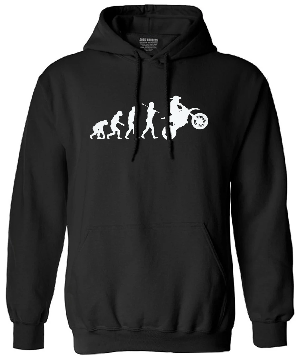 

Evolution Motocross sweatshirt Dirt mma Funny Men Man Cotton Mens sweatshirts hooded male fashion 2019 autumn streetwear S-XXL