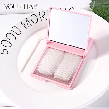 

YOUSHA 480pcs Double Eyelid Tape Eye lift Double Invisible Eyelid Sticker Pastes Eyeliner lift Makeup Tape Sticker Mirror Box