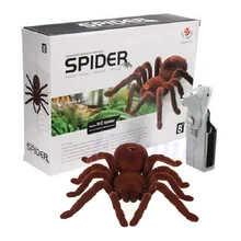Детский подарок на дистанционном управлении страшный жуткий мягкий плюшевый ИК-паук RC игрушечный тарантул