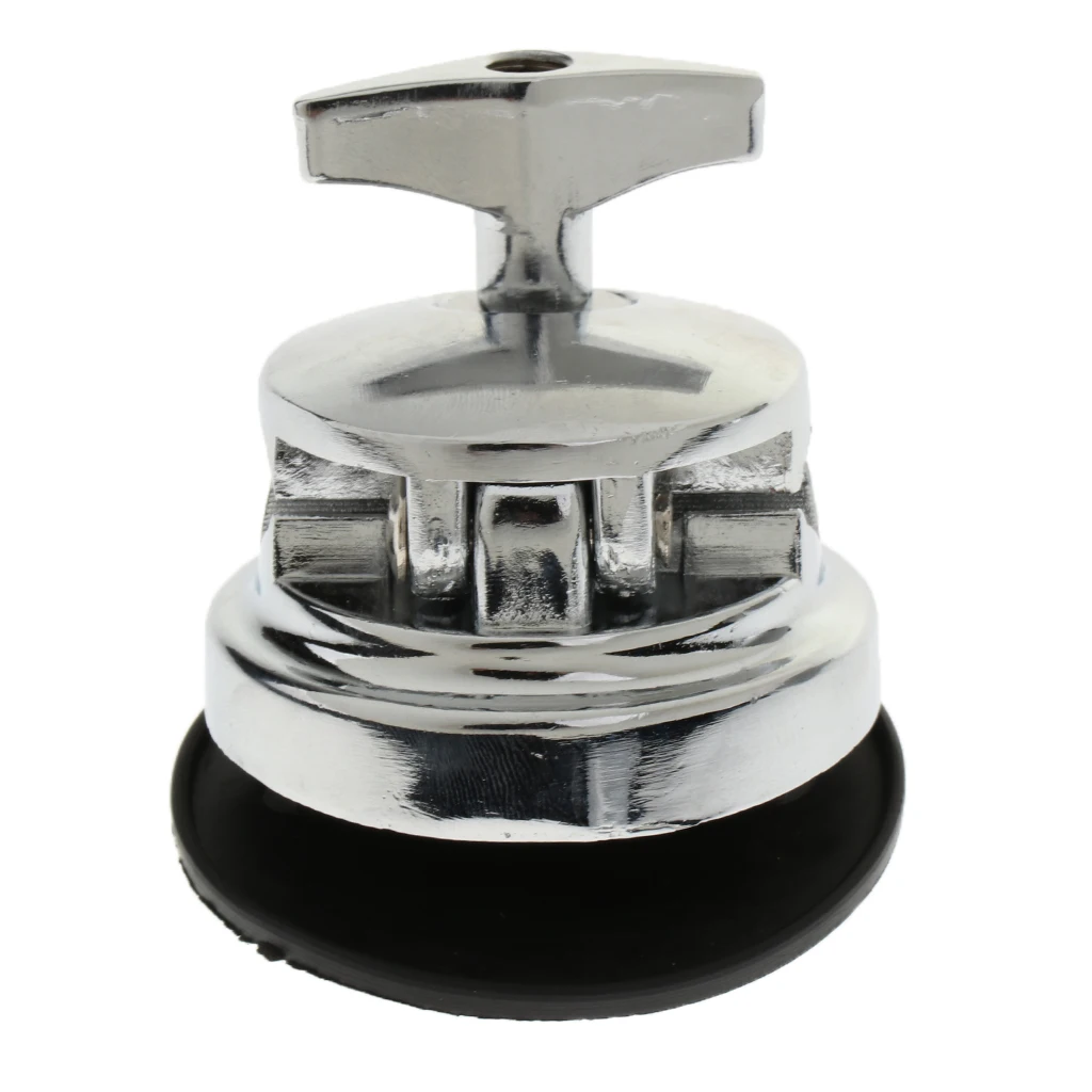 Drums Base Plate Drum Tom Mount Bracket Rack Clamp Percussion Stand Drum Bottom Base for Musician Player Learner Beginner 