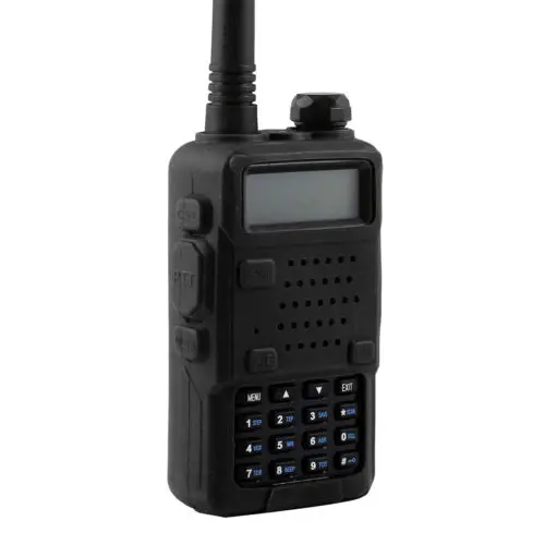 2 шт. BAOFENG UV 5R рация Двухдиапазонная двухсторонняя + чехол для аккумулятора кабель