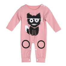 Cartoon Baby Boy Clothes Long Sleeve Baby Rompers Newborn Cotton Baby Girl Clothing Jumpsuit Infant Clothing