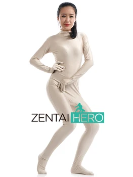 

Free Shipping DHL Flesh Customized Sexy Party Event Club Wear Zentai Catsuits Costumes Lingerie No Hood Plus Size LZ112205