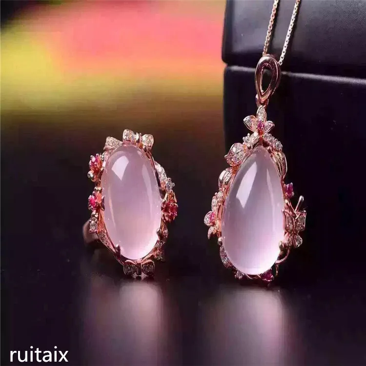KJJEAXCMY boutique jewels S925 Серебряная Инкрустация платина розовое золото hibiscus Кристалл