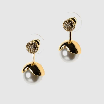 

Amorita boutique fashion Simulated-pearl earrings