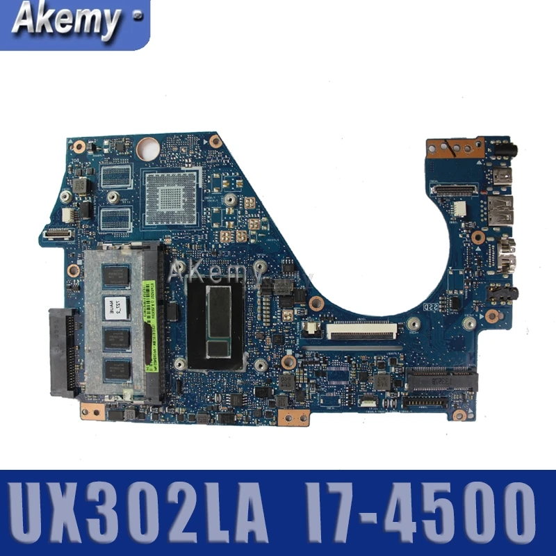 

UX302LA Onboard I7-4500U With 2GB RAM mainboard For ASUS UX302LA UX302LG UX302LNB UX302 Laptop motherboard 100% Tested Working