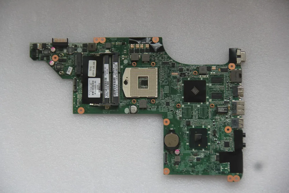 631042-001 For HP DV6-3000 Laptop motherboard DA0LX6MB6I0 with 216-0774211 GPU Onboard HM55 DDR3 fully tested work perfect