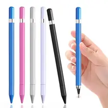 Новинка, 2 в 1, для ежедневного использования, емкостная ручка для планшета, стилус для сенсорного экрана, универсальная ручка для рисования, для iPhone, iPad, samsung, планшета, телефона, ПК