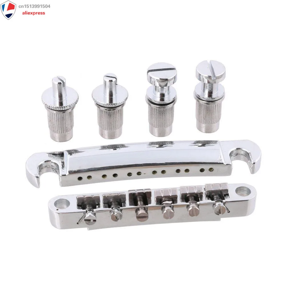 Chrome ABR 1 Tune o Matic Bridge Tailpiece for Electric Guitarin