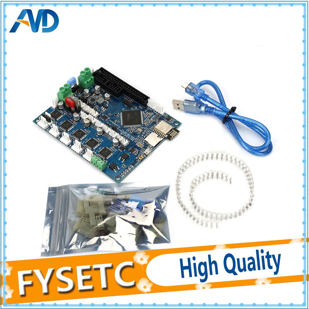 Günstige Klon Duet 2 Wifi V1.04 Upgrades Controller Board DuetWifi Erweiterte 32bit Motherboard Für BLV MGN Cube 3D Drucker CNC Maschine