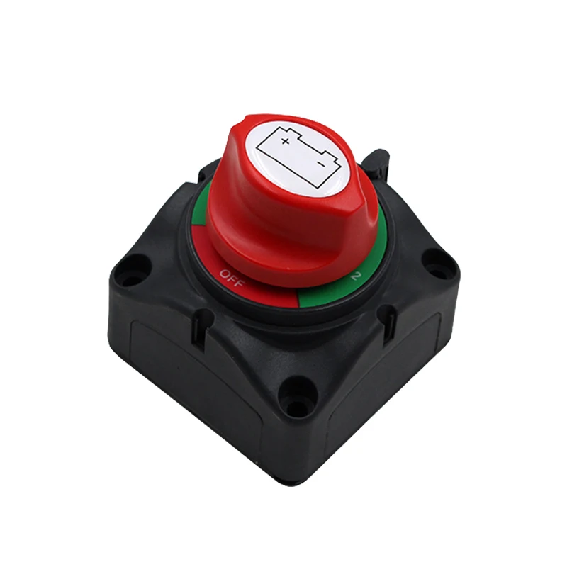 

Boat Battery Selector Switch 2 Position Heavy Duty Car Battery Isolator Switch for Auto Replacement Parts Car RV Marine Boat