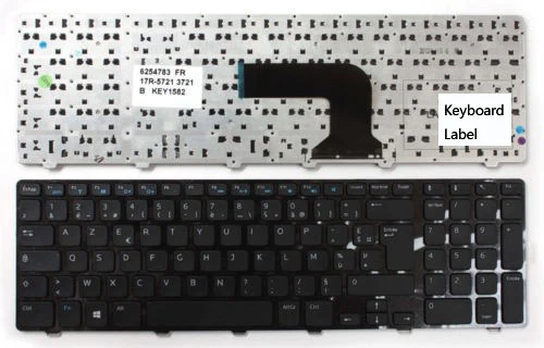 

News notebook Laptop keyboard for Dell Inspiron 17R-5721 french/fr layout