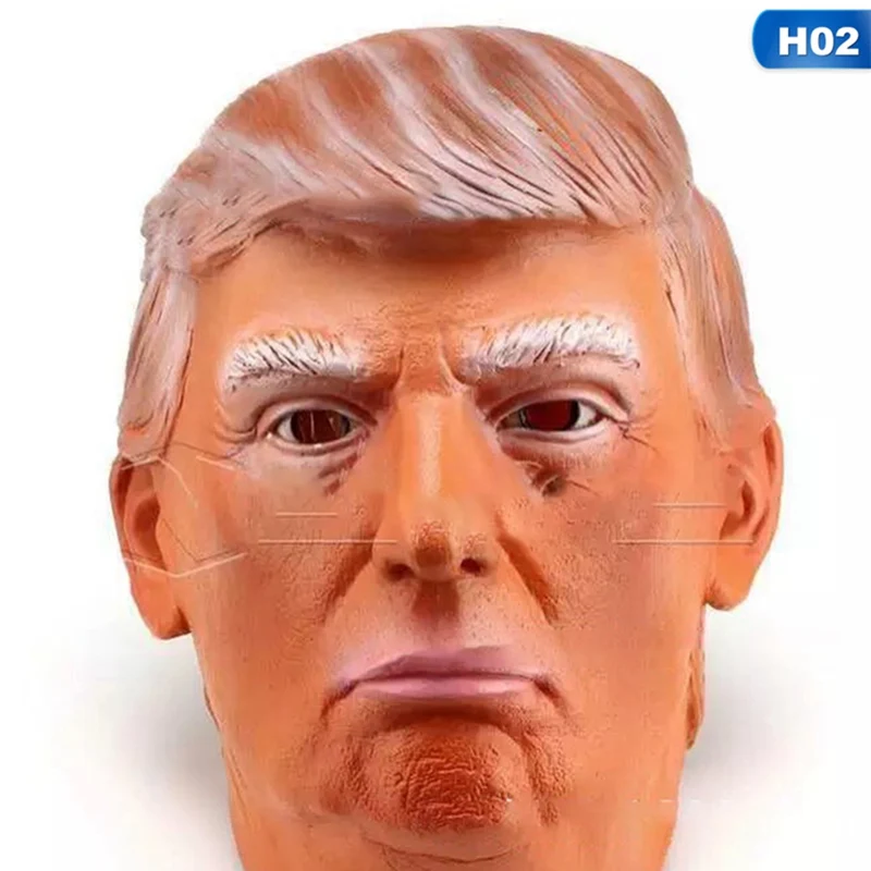 

Donald Trump Mask Presidential Costume Latex Cospaly Mask The USA President Trump Mask For Celebrity Spoof Props