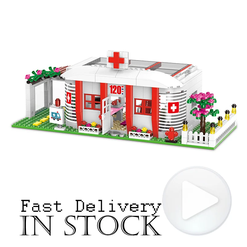 

XINGBAO 12009 The Campus Medical Office Friends House Building Blocks Bricks Toys For Girls Model Compatible with legoINGly