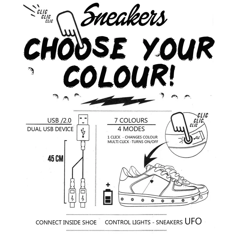 Meninos e Meninas Esportivos de Lazer Luz até 11 Outono Crianças Sapatos Led Iluminado Tênis Unisex Luminosa Cores 7ipupas 2020 2 tênis meninos e meninas sapatos esportivos de