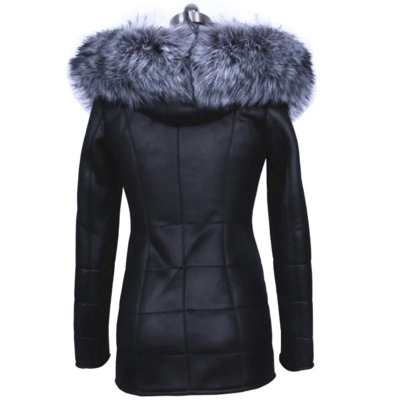 2017 зимняя женская куртка толстые Искусственные пальто модные тонкие женские