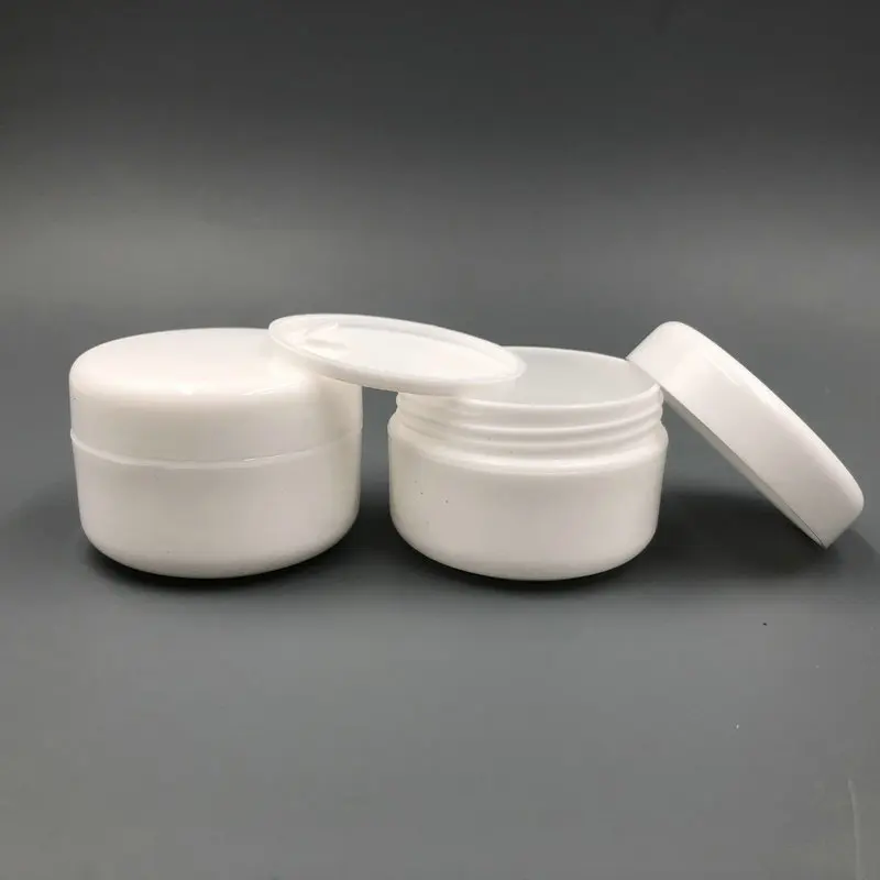 

200pcs/lot 20ml 20g PP Plastic Cream Jar with Lids, White Cream Cosmetic Jar, Cosmetic Cream Container Sample Bottle (MR-C-14)