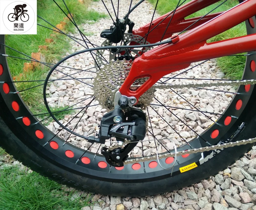 Best Kalosse  Full suspension  frame Beach bicycle  mountain bicycle  26*4.0 Tires  Snow  bicycle, 21/24/27/30speed 11