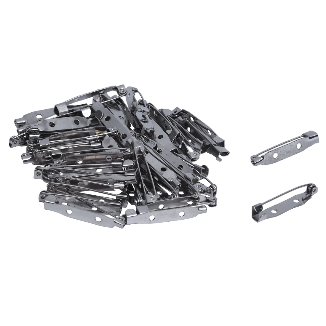 

50 PCS Jewelry Noble Metal Brooch 31 x 5 mm