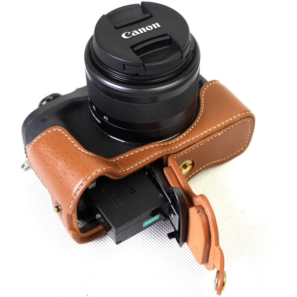 Чехол-накладка из натуральной кожи для камеры Canon EOS M6 | Электроника