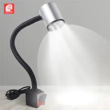 Led machine work light magnetic hose lamps 24V 36V 220V CNC lathe garage milling machine punching machine industrial lighting led machine light small machine working lamps metal hose freely bend lamps 12v 24v 220v high brightness for machining center