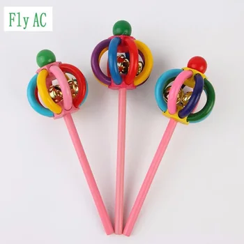 

Children's wooden educational rattles toys develop intelligence toys