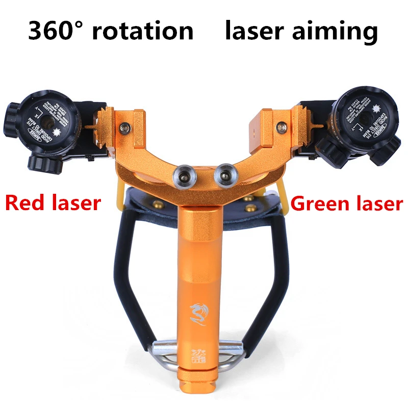 Caça ao ar Banda de Borracha Estilingue com Braço Novo Laser Apontando Estilingue Poderosa Livre Tiro Esportes Lançamento Poderoso Arraste