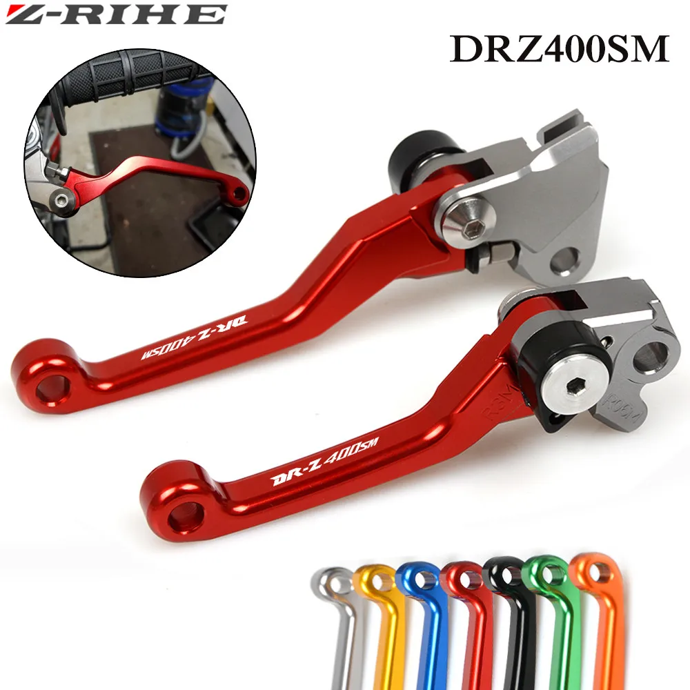 thumbnail image 2 of CNC Aluminum Brake & Clutch Levers For Suzuki DRZ125 Drz250 Drz400 Adjustable 1035823 2 of 14
