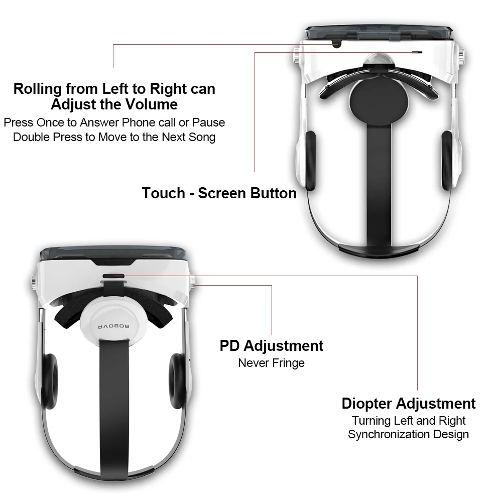 Skup Bobovr z4 VR box wirtualna rzeczywistość kask gogle 3D VR okulary Mini google cardboard VR box 2.0 BOBO VR dla 4 6 telefon komórkowy