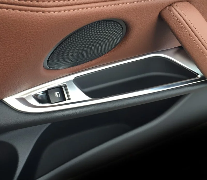 Welkinry Авто Крышка для BMW X5 F15 ABS хромированные внутренние подлокотник регулятор дверные стеклоподъемники отделка