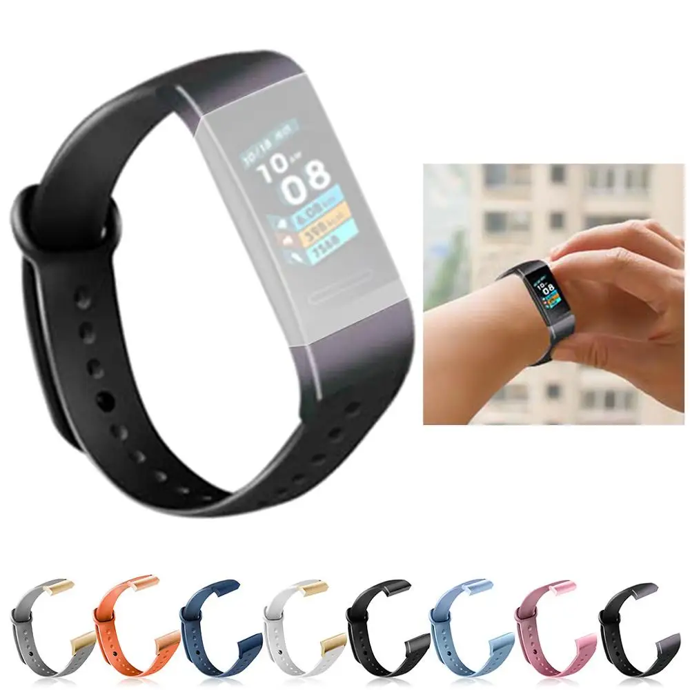 Силиконовый браслет для huawei Band 3/3 Pro гибкий Браслет замена силиконовый ремешок