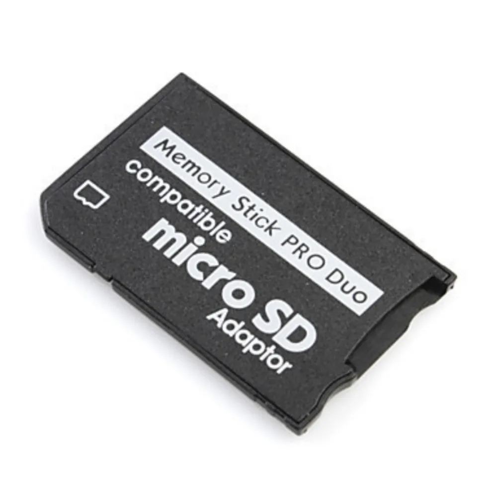 Картридер 2 микро-sd TF к Memory Stick MS Pro Duo Reader Для адаптер конвертер оборудование psp 1000 2000 3000 карты крышка