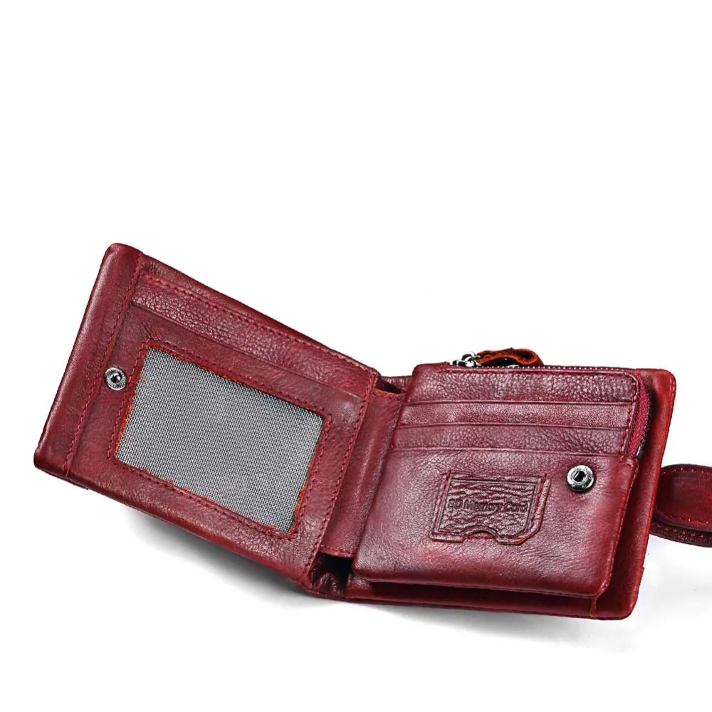 Beste KAVIS Luxe merk Echt Leer Vrouwen Portemonnee Vrouwelijke Lady Kleine Walet Portomonee Voor Meisjes Mini Pocket Perse Houder Portemonnee