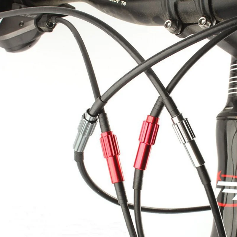 Высококачественный тормозной механизм горного велосипеда кабельный коннектор переключения передач линия Регулировка регулятора корпус тормоза тонкий регулировочный винт