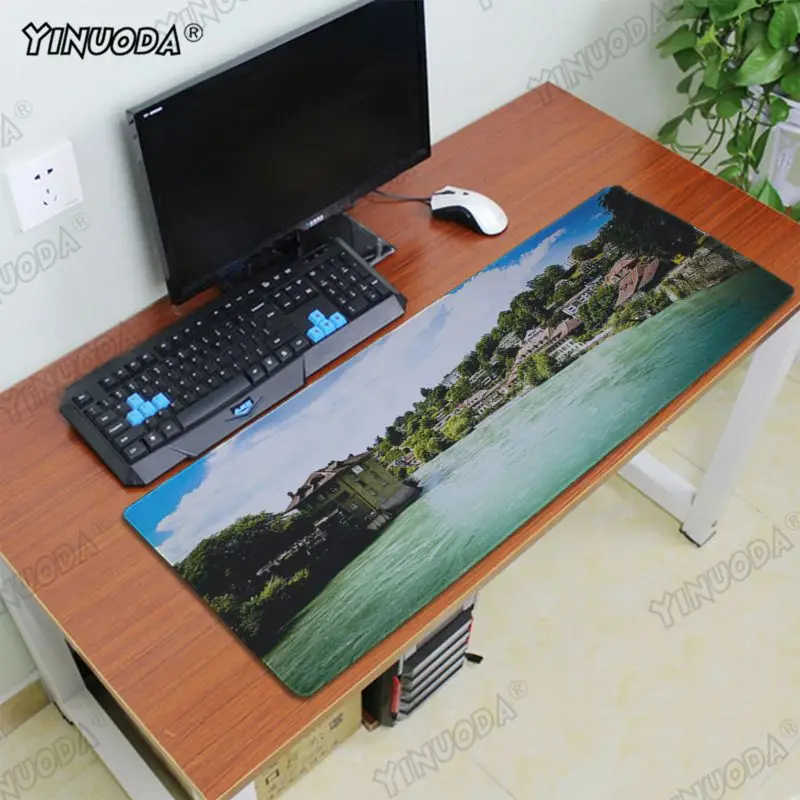 Yinuoda 2018 New Street shooting DIY Design Pattern Game mousepad Rubber PC Computer Gaming mousepad