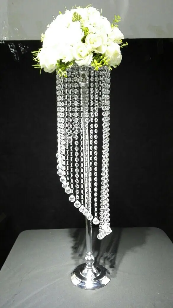 acrylic diy sign Lots tall20cm 10PCS Wedding Wedding Centerpiece Stand90cm Diameter Acrylic Crystal Flower