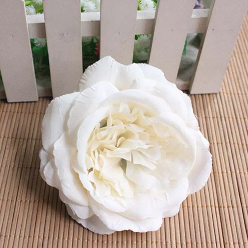11 см голова искусственные розы шелковые маленькие пионы DIY аксессуары для букета