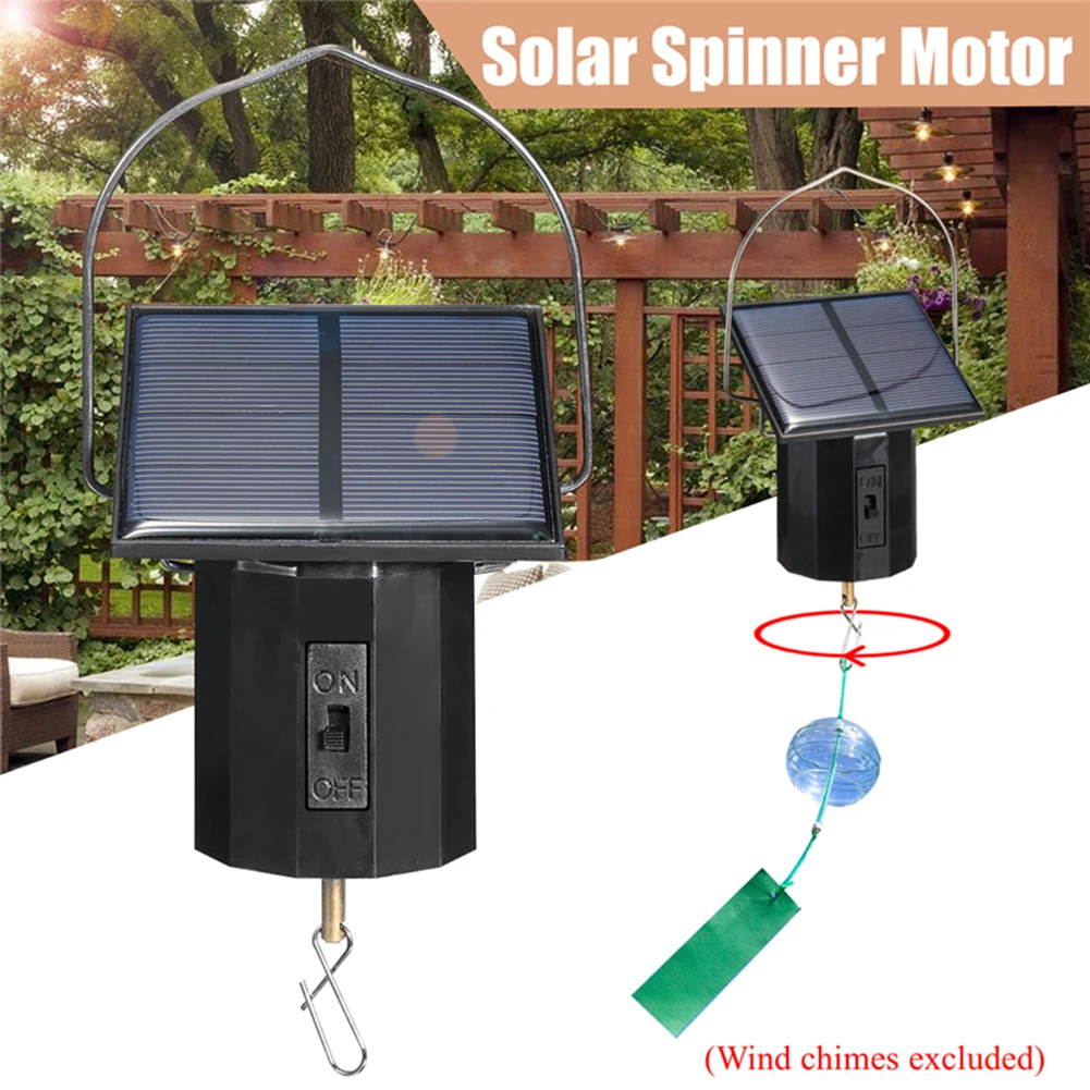 Солнечный Спиннер мотор 1,6 в 0,35 Вт высокоскоростной большой торквигатель Электрический инструмент электрическое оборудование Солнечный ветряной колокольчик витой дисплей