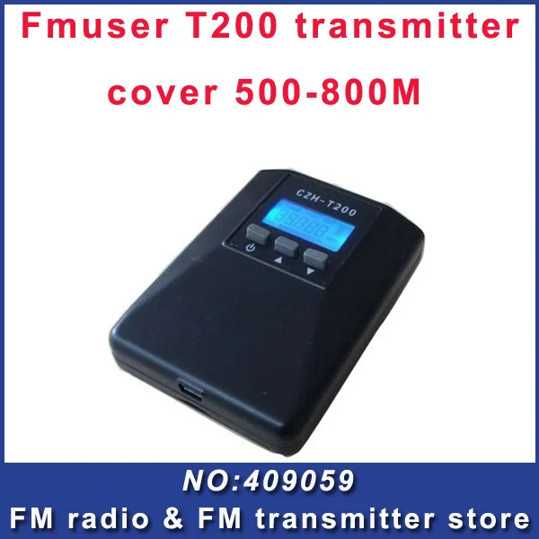 

Hot sale T200 mini FM Transmitter radio broadcast good voice For School